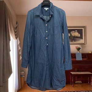 J. Crew Women’s Size 12 button down Jean Shirt